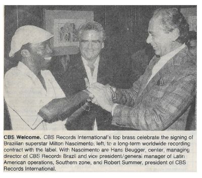 Nascimento, Milton / CBS Welcome. / 1986