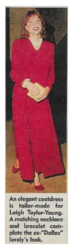 Taylor-Young, Leigh / An Elegant Coatdress / 1993