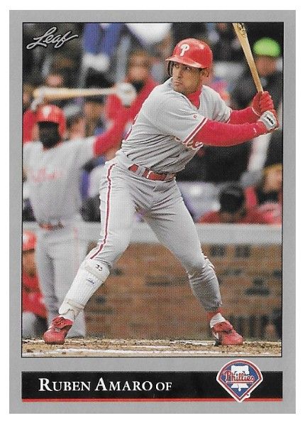 Amaro, Ruben / 1992 Cincinnati Reds / Leaf #339