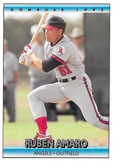 Amaro, Ruben / 1992 California Angels / Donruss #733