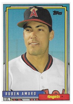 Amaro, Ruben / 1992 California Angels / Topps #269