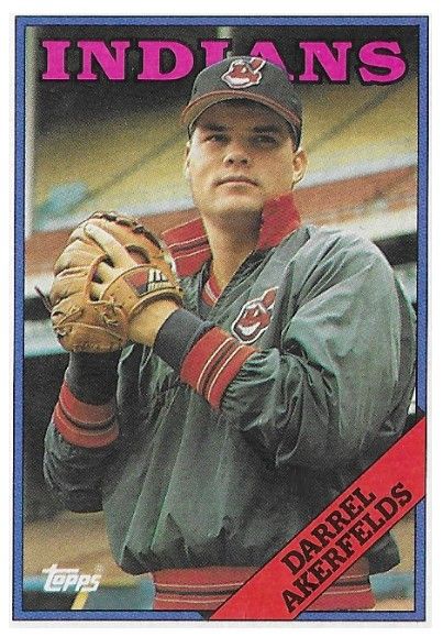 Akerfelds, Darrel / 1988 Cleveland Indians / Topps #82