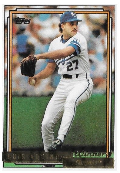 Aquino, Luis / 1992 Kansas City Royals / Topps #412