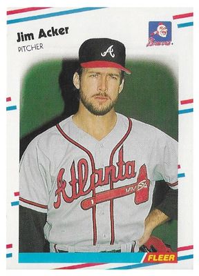Acker, Jim / 1988 Atlanta Braves / Fleer #531