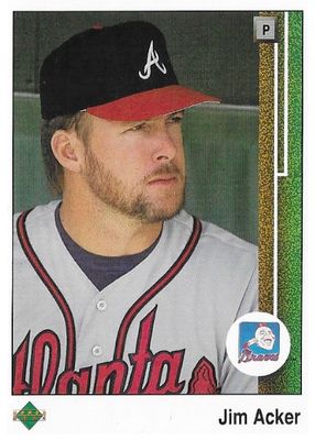 Acker, Jim / 1989 Atlanta Braves / Upper Deck #52