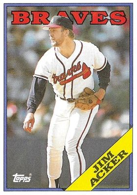 Acker, Jim / 1988 Atlanta Braves / Topps #678