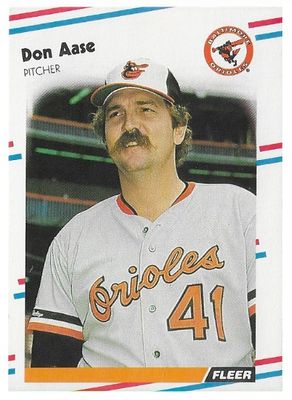 Aase, Don / 1988 Baltimore Orioles / Fleer #553