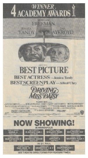 Freeman, Morgan / Driving Miss Daisy / 1990