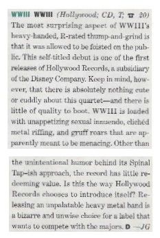 WWIII / WWIII / 1991