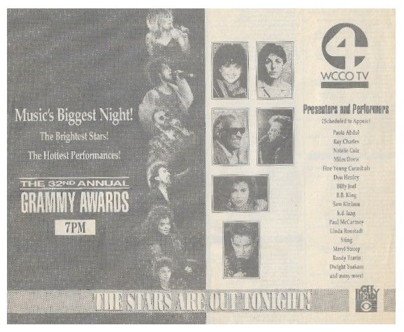 Various Artists / The 32nd Annual Grammy Awards / 1990