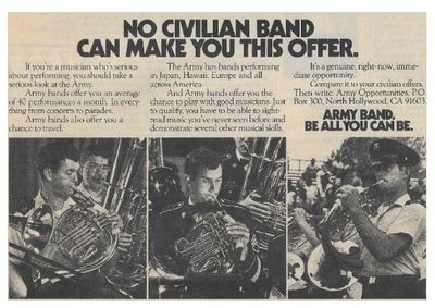 Army Bands / No Civilian Band Can Make You This Offer / 1982