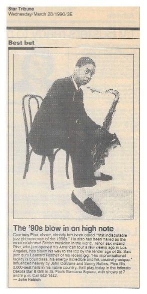 Pine, Courtney / The '90s Blow in on High Note / 1990