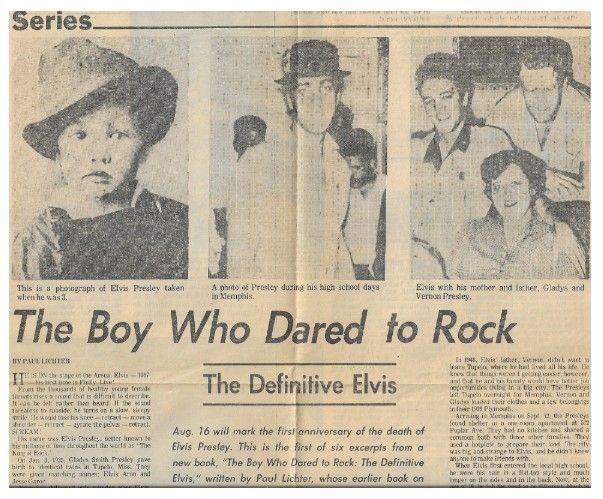 Presley, Elvis / The Boy Who Dared to Rock / 1978