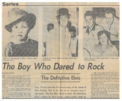 Presley, Elvis / The Boy Who Dared to Rock / 1978
