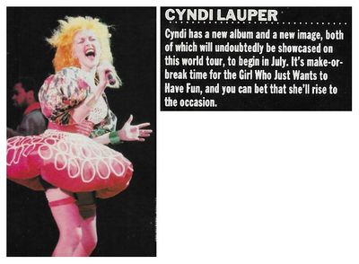 Lauper, Cyndi / Tour Story / 1989