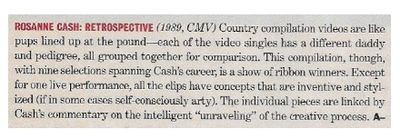 Cash, Rosanne / Retrospective / 1991
