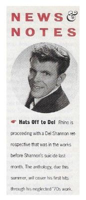 Shannon, Del / Hats Off to Del / 1990