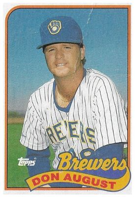 August, Don / 1989 Milwaukee Brewers / Topps #696