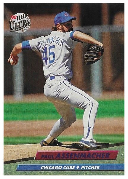 Assenmacher, Paul / 1992 Chicago Cubs / Ultra #172