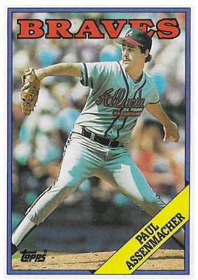 Assenmacher, Paul / 1988 Atlanta Braves / Topps #266