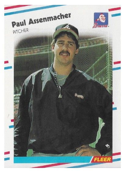 Assenmacher, Paul / 1988 Atlanta Braves / Fleer #532