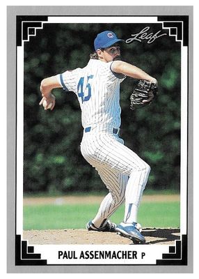 Assenmacher, Paul / 1991 Chicago Cubs / Leaf #53