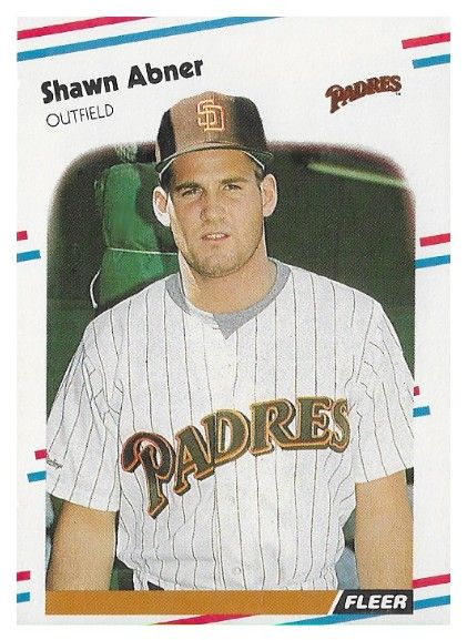 Abner, Shawn / 1988 San Diego Padres / Fleer #576