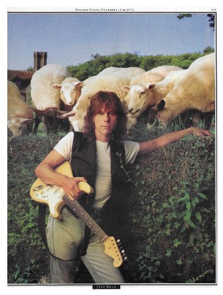 Beck, Jeff / On His Estate with Guitar and Sheep / 1992