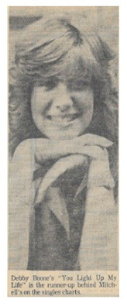 Boone, Debby / You Light Up My Life is Runner-Up / 1977