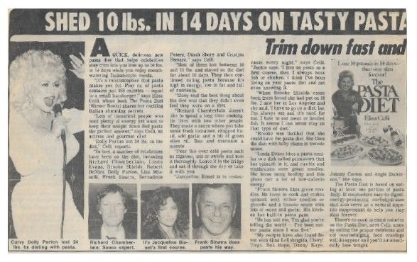 Celli, Elisa / The Pasta Diet / 1994