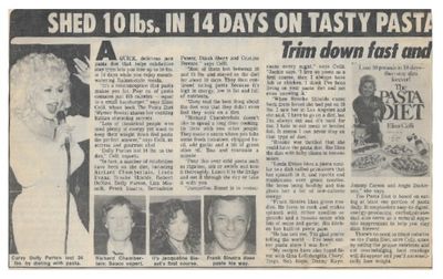 Celli, Elisa / The Pasta Diet / 1994