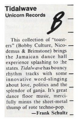 Tidalwave / Tidalwave / 1983