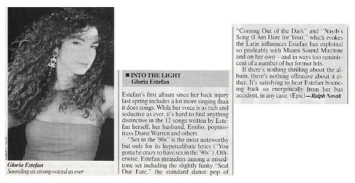 Estefan, Gloria / Into the Light / 1991