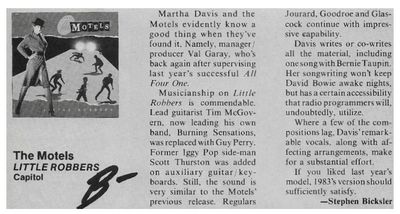 Motels, The / Little Robbers / 1983