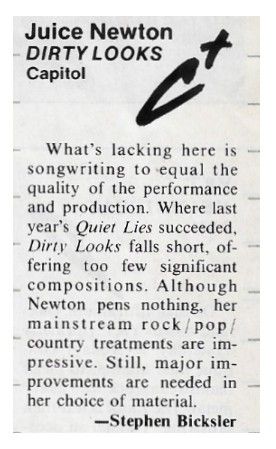 Newton, Juice / Dirty Looks / 1983