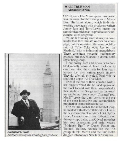 O'Neal, Alexander / All True Man / 1991