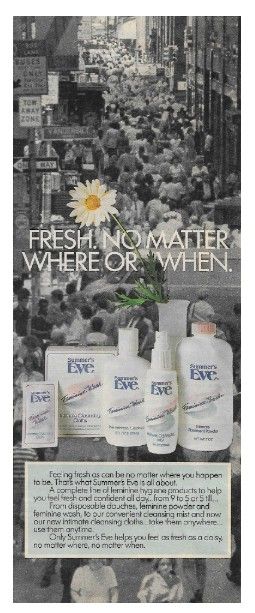 Summer's Eve / Fresh. No Matter Where Or When. / 1990