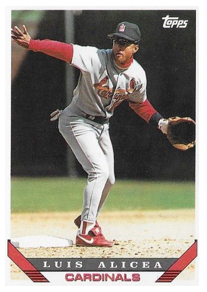 Alicea, Luis / 1993 St. Louis Cardinals / Topps #257