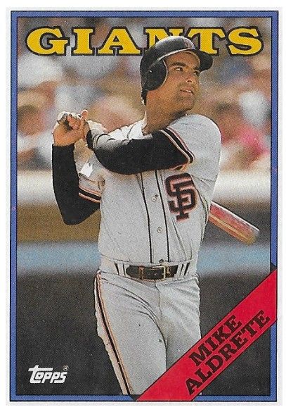 Aldrete, Mike / 1988 San Francisco Giants / Topps #602