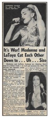 Madonna / It's War!--Madonna and LaToya / 1990