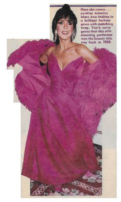Mobley, Mary Ann / Brilliant Fuchsia Gown / 1990