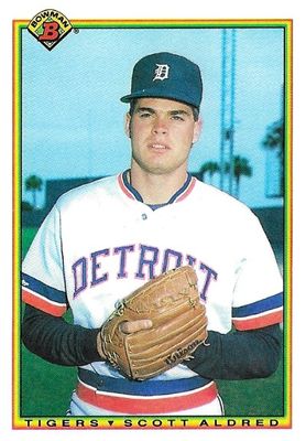Aldred, Scott / 1990 Detroit Tigers / Bowman #344