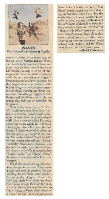 Katrina and The Waves / Waves / 1986