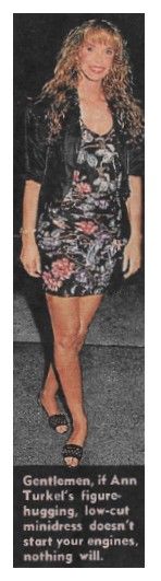 Turkel, Ann / Figure-Hugging, Low-Cut Minidress / 1990