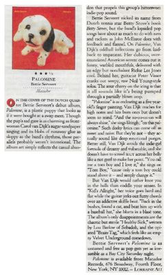 Serveert, Bettie / Palomine / 1993