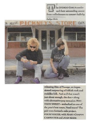 Indigo Girls / Astounding Ascent / 1992