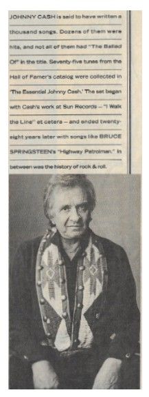 Cash, Johnny / Said to Have Written a Thousand Songs / 1992