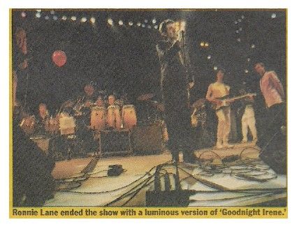 Lane, Ronnie / London, UK--ARMS Concert Finale / 1983