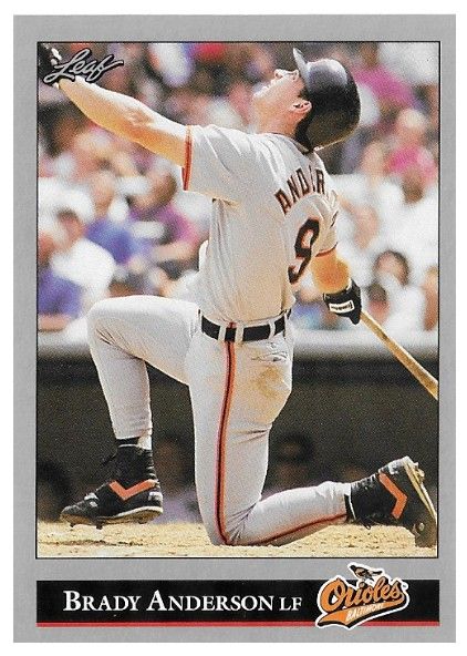 Anderson, Brady / 1992 Baltimore Orioles / Leaf #343