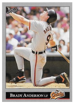 Anderson, Brady / 1992 Baltimore Orioles / Leaf #343